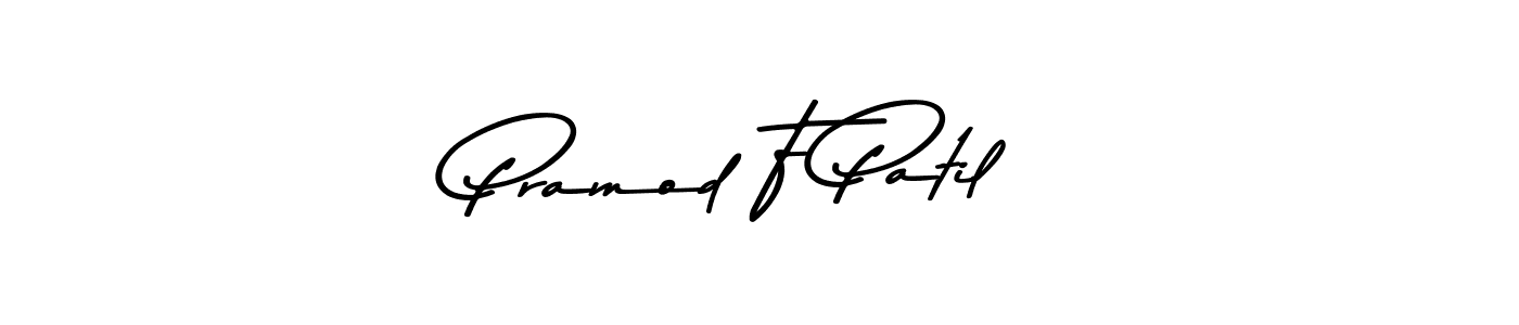 if you are searching for the best signature style for your name Pramod F Patil. so please give up your signature search. here we have designed multiple signature styles  using Asem Kandis PERSONAL USE. Pramod F Patil signature style 9 images and pictures png