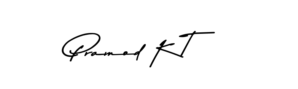 How to make Pramod K T signature? Asem Kandis PERSONAL USE is a professional autograph style. Create handwritten signature for Pramod K T name. Pramod K T signature style 9 images and pictures png