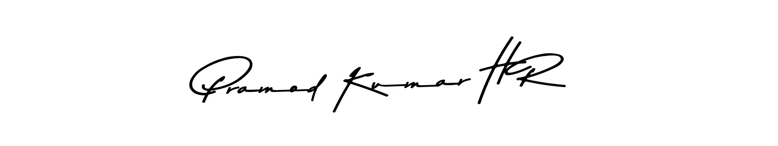 Make a beautiful signature design for name Pramod Kumar H R. With this signature (Asem Kandis PERSONAL USE) style, you can create a handwritten signature for free. Pramod Kumar H R signature style 9 images and pictures png