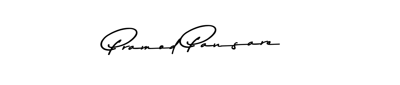 How to make Pramod Pansare name signature. Use Asem Kandis PERSONAL USE style for creating short signs online. This is the latest handwritten sign. Pramod Pansare signature style 9 images and pictures png