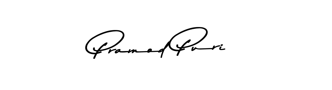 Design your own signature with our free online signature maker. With this signature software, you can create a handwritten (Asem Kandis PERSONAL USE) signature for name Pramod Puri. Pramod Puri signature style 9 images and pictures png