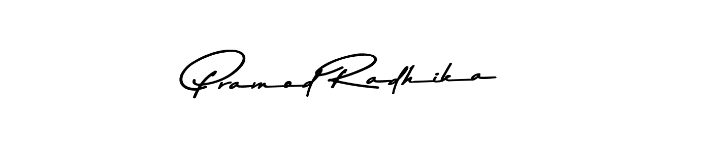 Also we have Pramod Radhika name is the best signature style. Create professional handwritten signature collection using Asem Kandis PERSONAL USE autograph style. Pramod Radhika signature style 9 images and pictures png