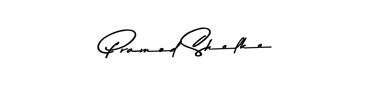 Make a beautiful signature design for name Pramod Shelke. With this signature (Asem Kandis PERSONAL USE) style, you can create a handwritten signature for free. Pramod Shelke signature style 9 images and pictures png