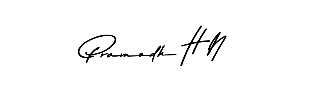 How to make Pramodh H N signature? Asem Kandis PERSONAL USE is a professional autograph style. Create handwritten signature for Pramodh H N name. Pramodh H N signature style 9 images and pictures png