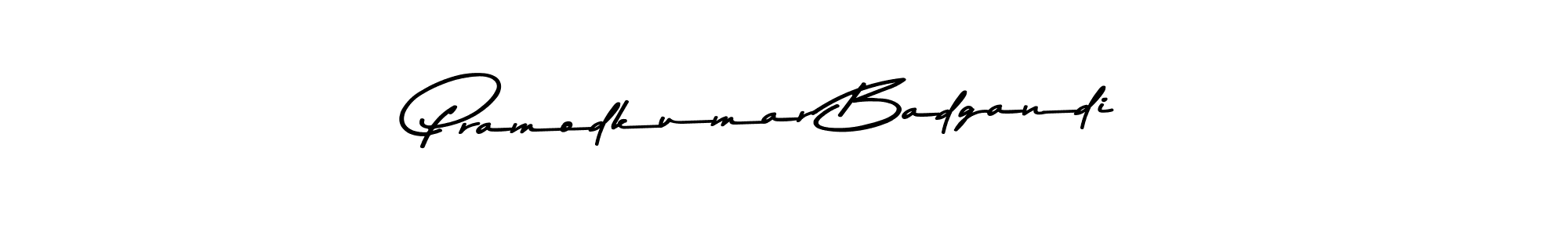 Make a short Pramodkumar Badgandi signature style. Manage your documents anywhere anytime using Asem Kandis PERSONAL USE. Create and add eSignatures, submit forms, share and send files easily. Pramodkumar Badgandi signature style 9 images and pictures png