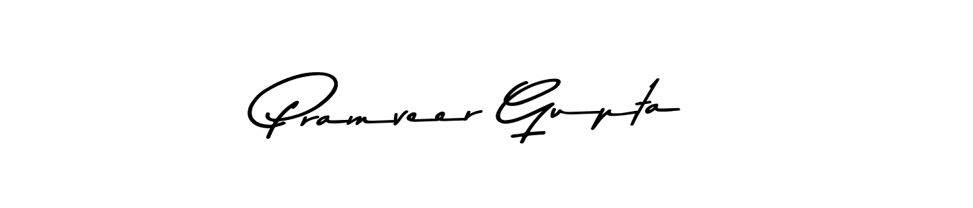 Pramveer Gupta stylish signature style. Best Handwritten Sign (Asem Kandis PERSONAL USE) for my name. Handwritten Signature Collection Ideas for my name Pramveer Gupta. Pramveer Gupta signature style 9 images and pictures png