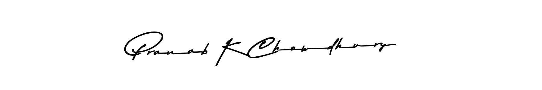 The best way (Asem Kandis PERSONAL USE) to make a short signature is to pick only two or three words in your name. The name Pranab K Chowdhury include a total of six letters. For converting this name. Pranab K Chowdhury signature style 9 images and pictures png