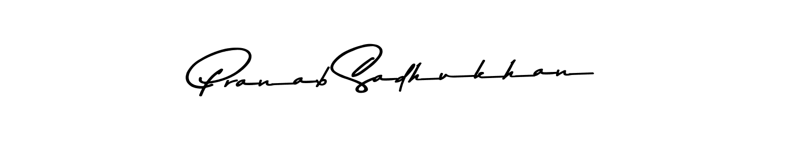 Create a beautiful signature design for name Pranab Sadhukhan. With this signature (Asem Kandis PERSONAL USE) fonts, you can make a handwritten signature for free. Pranab Sadhukhan signature style 9 images and pictures png