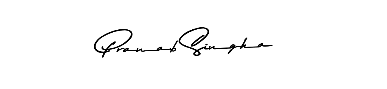 Design your own signature with our free online signature maker. With this signature software, you can create a handwritten (Asem Kandis PERSONAL USE) signature for name Pranab Singha. Pranab Singha signature style 9 images and pictures png