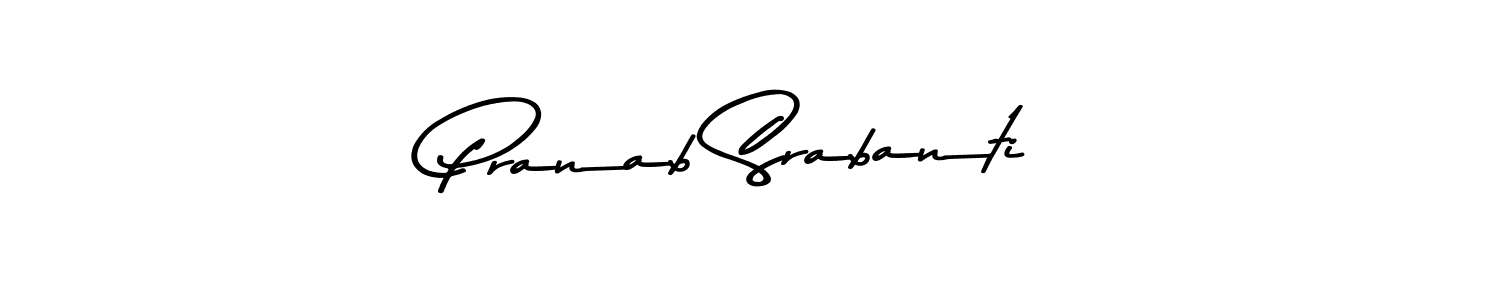 Design your own signature with our free online signature maker. With this signature software, you can create a handwritten (Asem Kandis PERSONAL USE) signature for name Pranab Srabanti. Pranab Srabanti signature style 9 images and pictures png