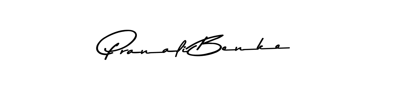 This is the best signature style for the Pranali Benke name. Also you like these signature font (Asem Kandis PERSONAL USE). Mix name signature. Pranali Benke signature style 9 images and pictures png