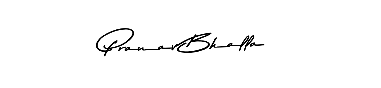 Asem Kandis PERSONAL USE is a professional signature style that is perfect for those who want to add a touch of class to their signature. It is also a great choice for those who want to make their signature more unique. Get Pranav Bhalla name to fancy signature for free. Pranav Bhalla signature style 9 images and pictures png