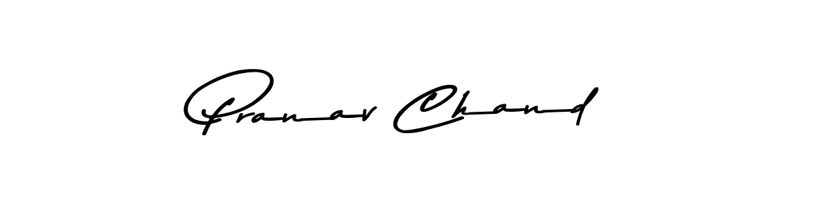 Pranav Chand stylish signature style. Best Handwritten Sign (Asem Kandis PERSONAL USE) for my name. Handwritten Signature Collection Ideas for my name Pranav Chand. Pranav Chand signature style 9 images and pictures png