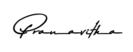 Looking for an artistic signature for Pranavitha? The Asem Kandis PERSONAL USE calligraphy style gives a sophisticated flow suitable for business cards and emails. Pranavitha signature style 9 images and pictures png