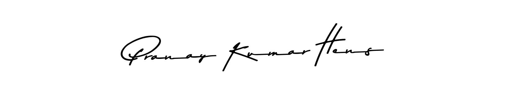 Pranay Kumar Hens stylish signature style. Best Handwritten Sign (Asem Kandis PERSONAL USE) for my name. Handwritten Signature Collection Ideas for my name Pranay Kumar Hens. Pranay Kumar Hens signature style 9 images and pictures png