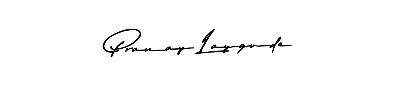 The best way (Asem Kandis PERSONAL USE) to make a short signature is to pick only two or three words in your name. The name Pranay Laygude include a total of six letters. For converting this name. Pranay Laygude signature style 9 images and pictures png