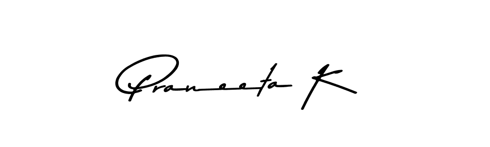 How to make Praneeta K signature? Asem Kandis PERSONAL USE is a professional autograph style. Create handwritten signature for Praneeta K name. Praneeta K signature style 9 images and pictures png