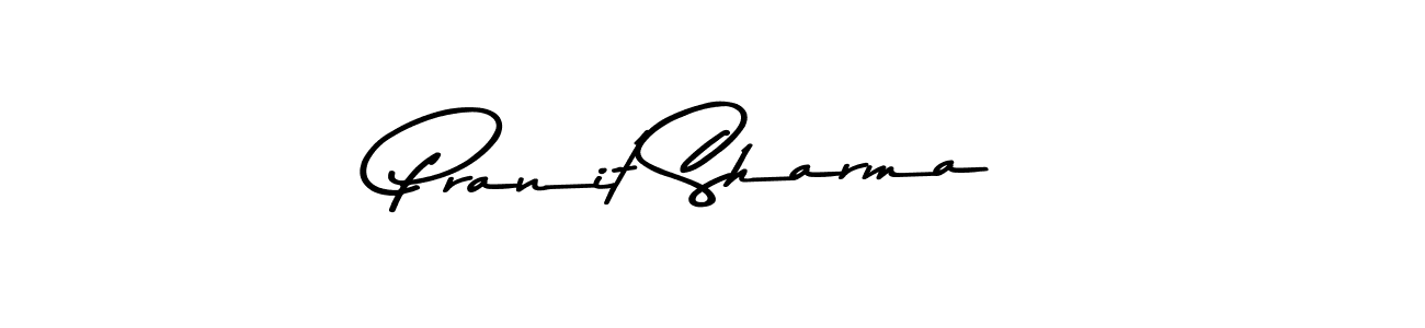 Use a signature maker to create a handwritten signature online. With this signature software, you can design (Asem Kandis PERSONAL USE) your own signature for name Pranit Sharma. Pranit Sharma signature style 9 images and pictures png