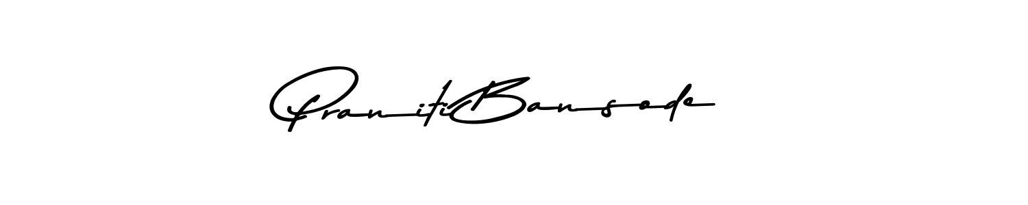 Praniti Bansode stylish signature style. Best Handwritten Sign (Asem Kandis PERSONAL USE) for my name. Handwritten Signature Collection Ideas for my name Praniti Bansode. Praniti Bansode signature style 9 images and pictures png