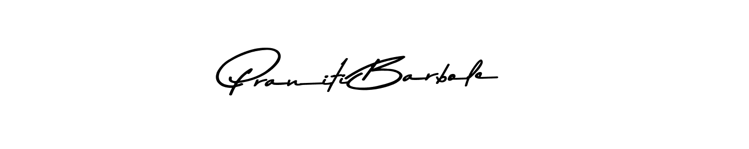 Design your own signature with our free online signature maker. With this signature software, you can create a handwritten (Asem Kandis PERSONAL USE) signature for name Praniti Barbole. Praniti Barbole signature style 9 images and pictures png