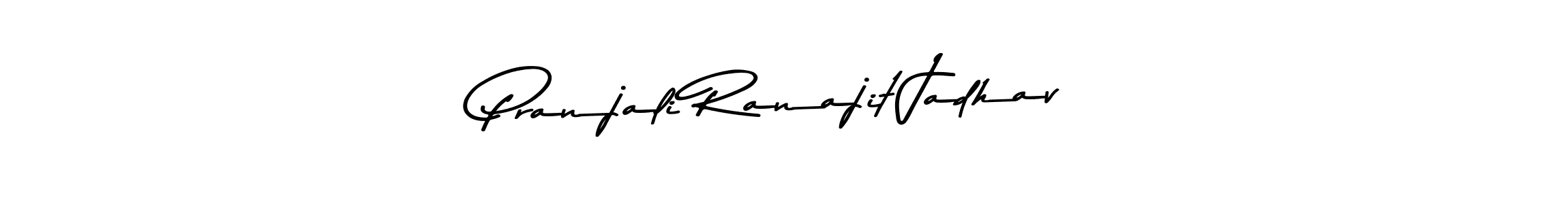 if you are searching for the best signature style for your name Pranjali Ranajit Jadhav. so please give up your signature search. here we have designed multiple signature styles  using Asem Kandis PERSONAL USE. Pranjali Ranajit Jadhav signature style 9 images and pictures png