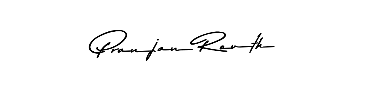 Use a signature maker to create a handwritten signature online. With this signature software, you can design (Asem Kandis PERSONAL USE) your own signature for name Pranjan Routh. Pranjan Routh signature style 9 images and pictures png