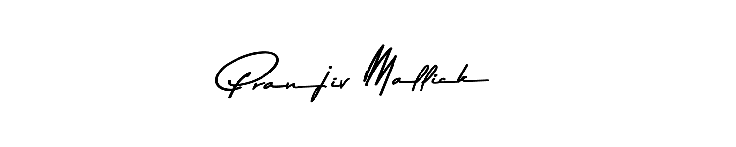 Create a beautiful signature design for name Pranjiv Mallick. With this signature (Asem Kandis PERSONAL USE) fonts, you can make a handwritten signature for free. Pranjiv Mallick signature style 9 images and pictures png