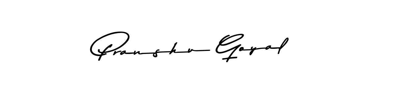 How to make Pranshu Goyal signature? Asem Kandis PERSONAL USE is a professional autograph style. Create handwritten signature for Pranshu Goyal name. Pranshu Goyal signature style 9 images and pictures png