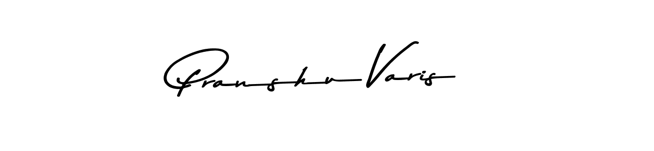 Pranshu Varis stylish signature style. Best Handwritten Sign (Asem Kandis PERSONAL USE) for my name. Handwritten Signature Collection Ideas for my name Pranshu Varis. Pranshu Varis signature style 9 images and pictures png