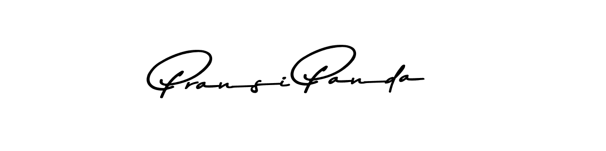 Design your own signature with our free online signature maker. With this signature software, you can create a handwritten (Asem Kandis PERSONAL USE) signature for name Pransi Panda. Pransi Panda signature style 9 images and pictures png