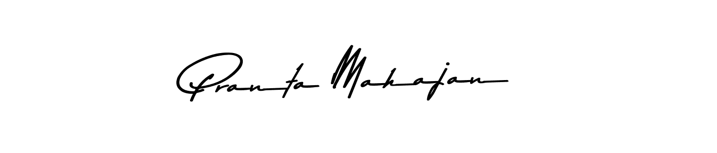 Also we have Pranta Mahajan name is the best signature style. Create professional handwritten signature collection using Asem Kandis PERSONAL USE autograph style. Pranta Mahajan signature style 9 images and pictures png