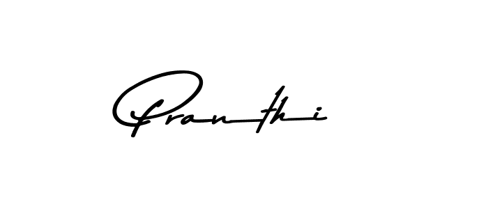Use a signature maker to create a handwritten signature online. With this signature software, you can design (Asem Kandis PERSONAL USE) your own signature for name Pranthi. Pranthi signature style 9 images and pictures png