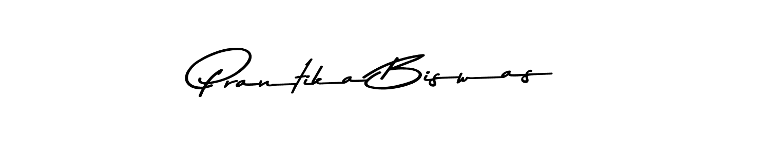 Create a beautiful signature design for name Prantika Biswas. With this signature (Asem Kandis PERSONAL USE) fonts, you can make a handwritten signature for free. Prantika Biswas signature style 9 images and pictures png
