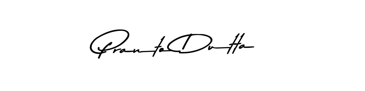 Make a beautiful signature design for name Pranto Dutta. With this signature (Asem Kandis PERSONAL USE) style, you can create a handwritten signature for free. Pranto Dutta signature style 9 images and pictures png