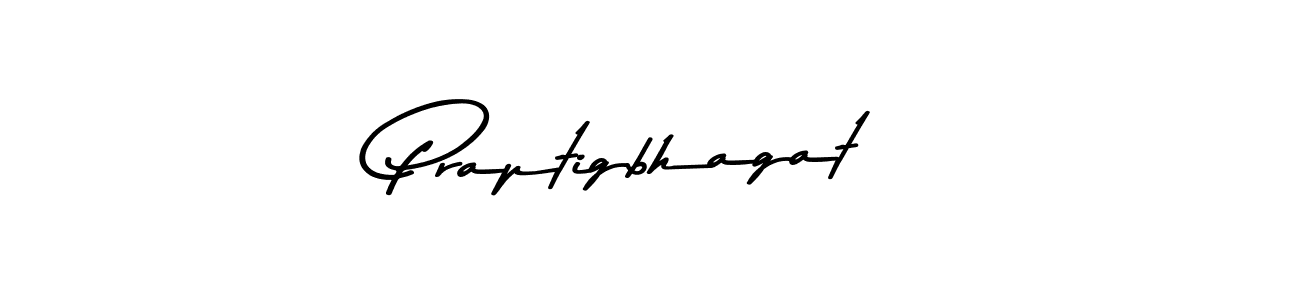 Make a beautiful signature design for name Praptigbhagat. With this signature (Asem Kandis PERSONAL USE) style, you can create a handwritten signature for free. Praptigbhagat signature style 9 images and pictures png