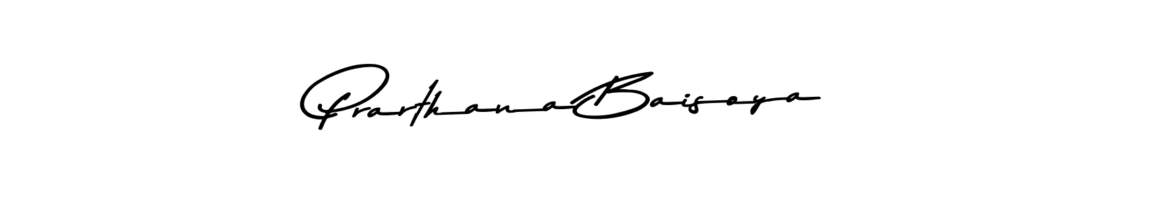 Create a beautiful signature design for name Prarthana Baisoya. With this signature (Asem Kandis PERSONAL USE) fonts, you can make a handwritten signature for free. Prarthana Baisoya signature style 9 images and pictures png