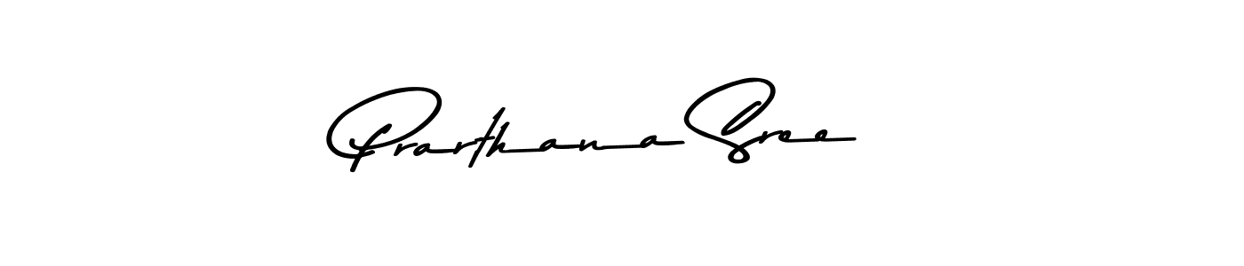 Make a beautiful signature design for name Prarthana Sree. With this signature (Asem Kandis PERSONAL USE) style, you can create a handwritten signature for free. Prarthana Sree signature style 9 images and pictures png