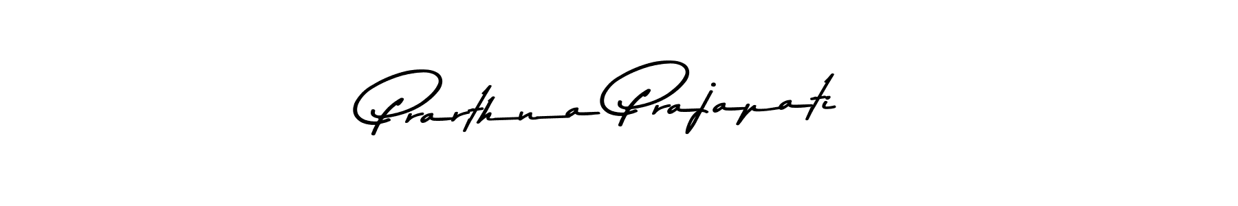 Design your own signature with our free online signature maker. With this signature software, you can create a handwritten (Asem Kandis PERSONAL USE) signature for name Prarthna Prajapati. Prarthna Prajapati signature style 9 images and pictures png