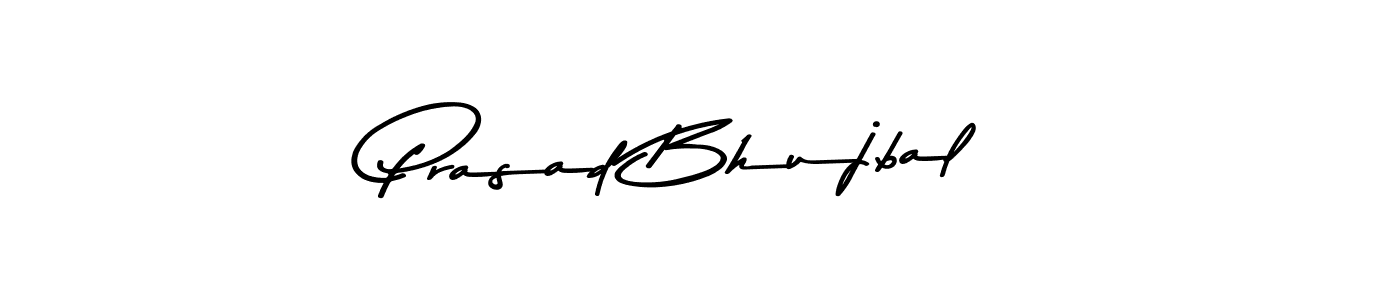 Make a beautiful signature design for name Prasad Bhujbal. With this signature (Asem Kandis PERSONAL USE) style, you can create a handwritten signature for free. Prasad Bhujbal signature style 9 images and pictures png