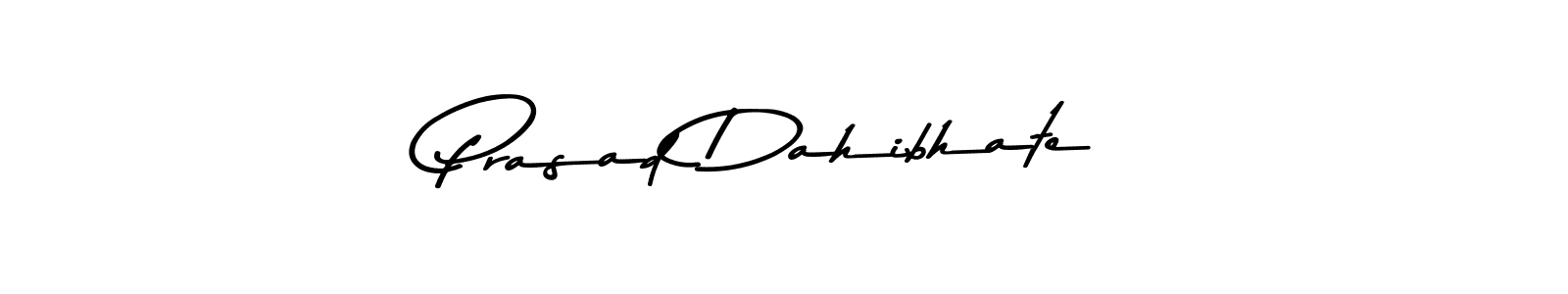 Use a signature maker to create a handwritten signature online. With this signature software, you can design (Asem Kandis PERSONAL USE) your own signature for name Prasad Dahibhate. Prasad Dahibhate signature style 9 images and pictures png