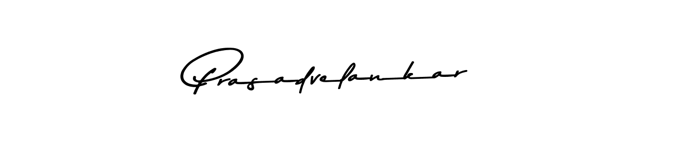 Design your own signature with our free online signature maker. With this signature software, you can create a handwritten (Asem Kandis PERSONAL USE) signature for name Prasadvelankar. Prasadvelankar signature style 9 images and pictures png