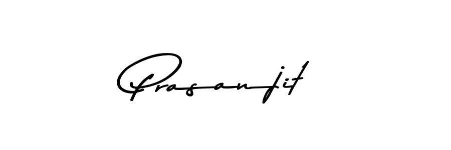 How to make Prasanjit name signature. Use Asem Kandis PERSONAL USE style for creating short signs online. This is the latest handwritten sign. Prasanjit signature style 9 images and pictures png