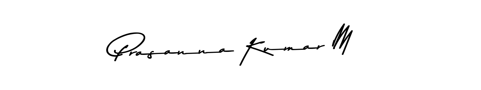 You should practise on your own different ways (Asem Kandis PERSONAL USE) to write your name (Prasanna Kumar M) in signature. don't let someone else do it for you. Prasanna Kumar M signature style 9 images and pictures png