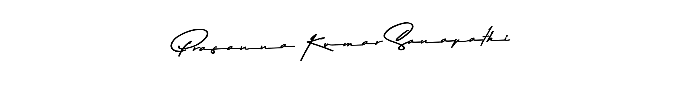 Asem Kandis PERSONAL USE is a professional signature style that is perfect for those who want to add a touch of class to their signature. It is also a great choice for those who want to make their signature more unique. Get Prasanna Kumar Sanapathi name to fancy signature for free. Prasanna Kumar Sanapathi signature style 9 images and pictures png