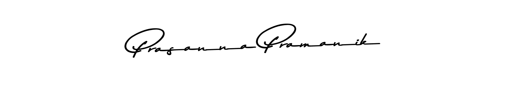 Create a beautiful signature design for name Prasanna Pramanik. With this signature (Asem Kandis PERSONAL USE) fonts, you can make a handwritten signature for free. Prasanna Pramanik signature style 9 images and pictures png