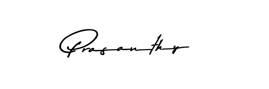 Prasanthy stylish signature style. Best Handwritten Sign (Asem Kandis PERSONAL USE) for my name. Handwritten Signature Collection Ideas for my name Prasanthy. Prasanthy signature style 9 images and pictures png