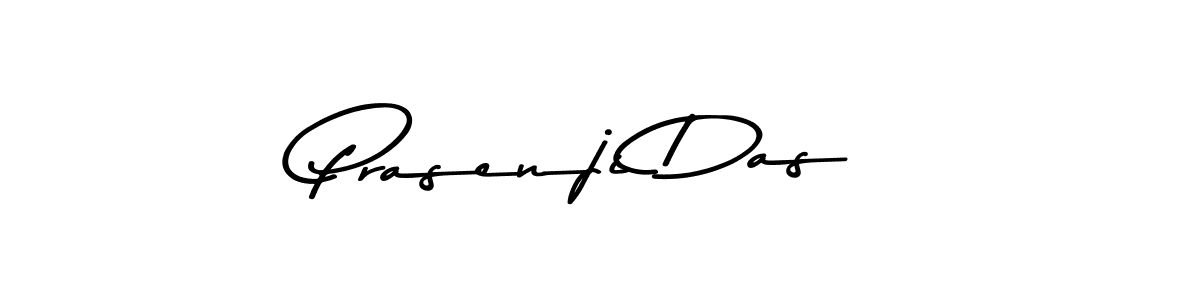 How to make Prasenji Das name signature. Use Asem Kandis PERSONAL USE style for creating short signs online. This is the latest handwritten sign. Prasenji Das signature style 9 images and pictures png