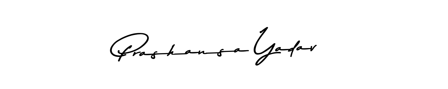 Make a beautiful signature design for name Prashansa Yadav. With this signature (Asem Kandis PERSONAL USE) style, you can create a handwritten signature for free. Prashansa Yadav signature style 9 images and pictures png