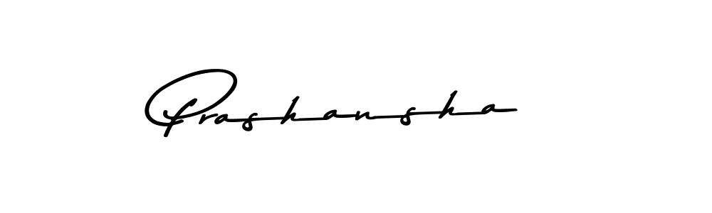 Design your own signature with our free online signature maker. With this signature software, you can create a handwritten (Asem Kandis PERSONAL USE) signature for name Prashansha. Prashansha signature style 9 images and pictures png