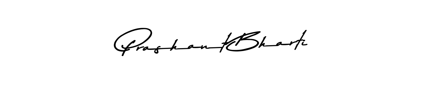 Use a signature maker to create a handwritten signature online. With this signature software, you can design (Asem Kandis PERSONAL USE) your own signature for name Prashant Bharti. Prashant Bharti signature style 9 images and pictures png